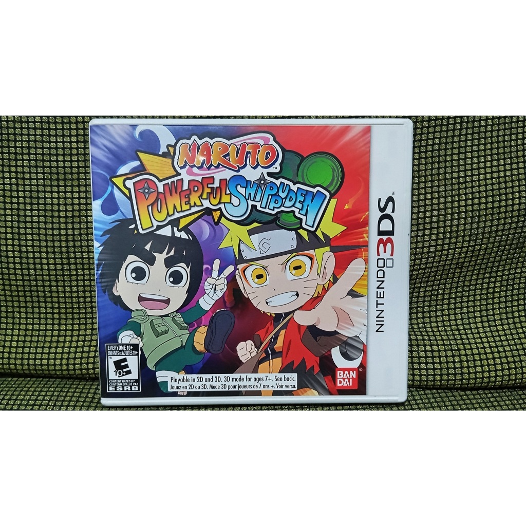 Naruto powerful shippuden 3DS US สำหรับสายสะสม