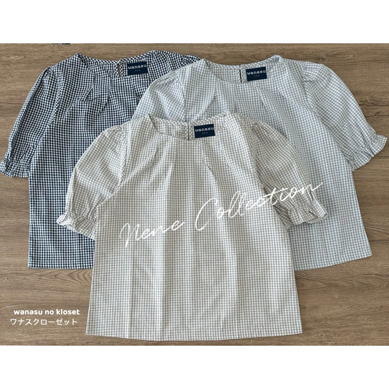 เสื้อแขนตุ๊กตาลายสก๊อต Nene Collection by wanasu