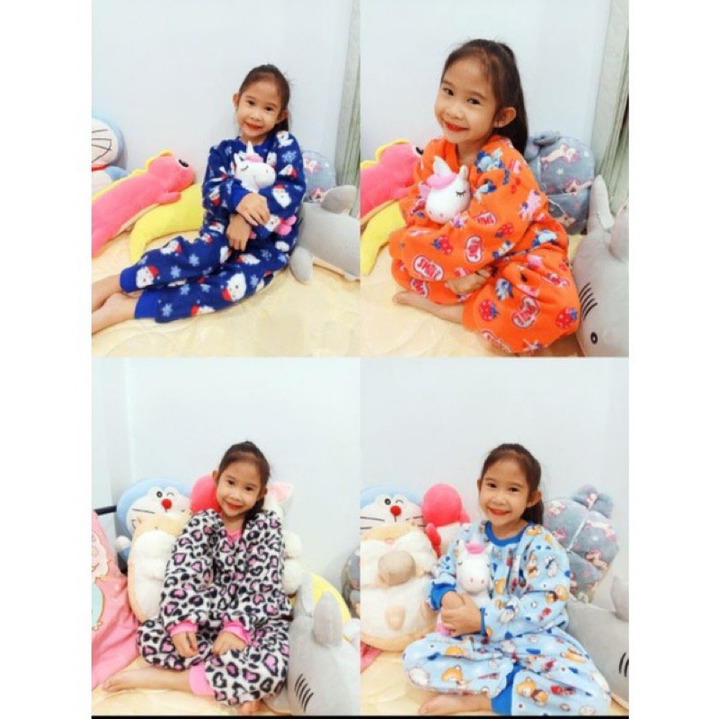 ชุดอุ่นเด็กผ้าสำลี  ใส่ได้ทั้งชาย-หญิง ลายน่ารัก💓💓