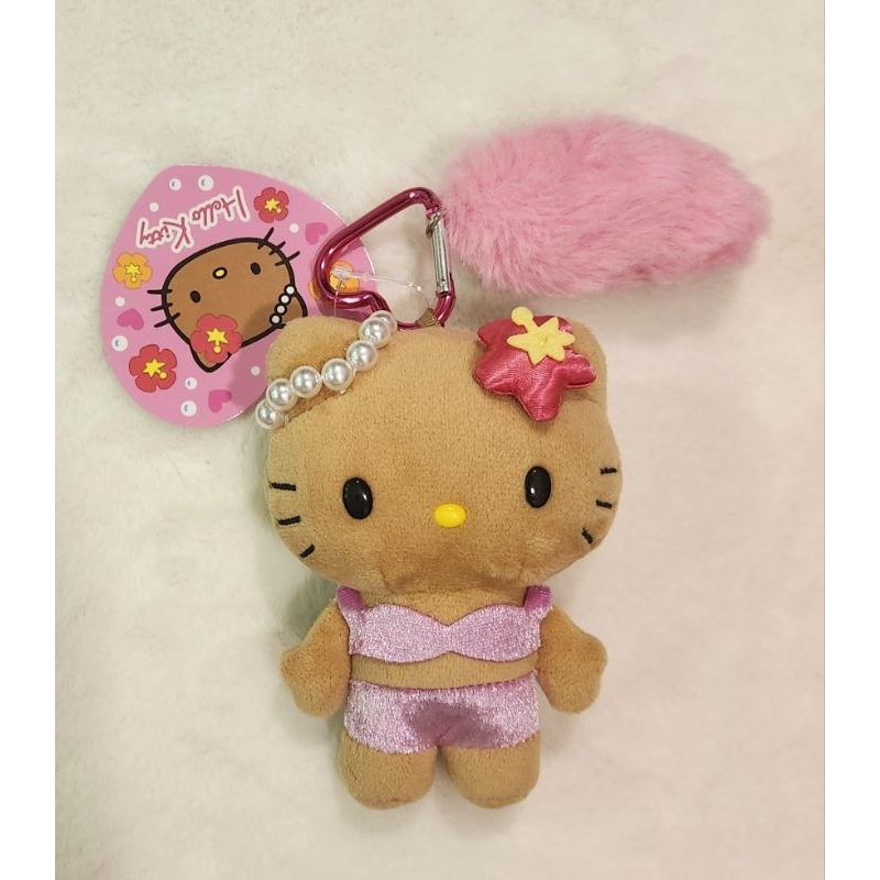 พวงกุญแจห้อยกระเป๋า Kitty GoGo Gal ผิวแทน