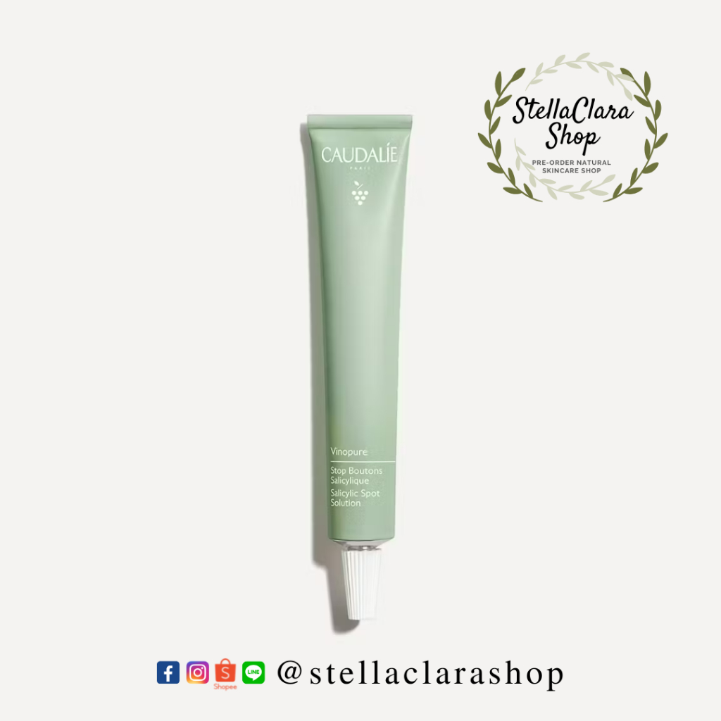 เหลือ 400 ฿ [Shopee Video] Caudalie Vinopure Salicylic Spot Solution 15 ml (หมดอายุ 01/2027)