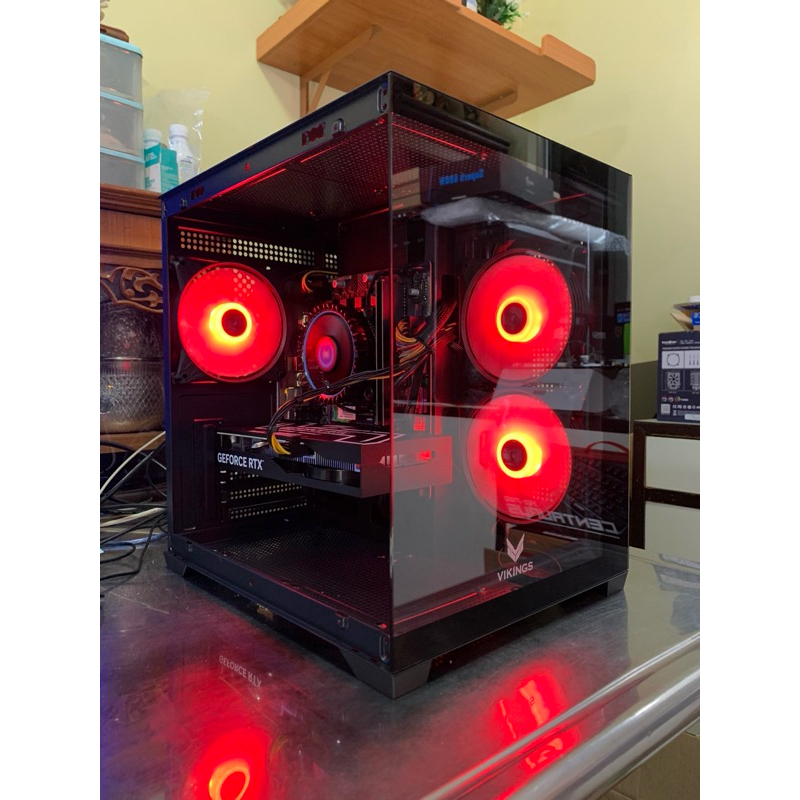 I5 12400F+RTX4060+RAM16+M.2 250GB ประกอบพร้อมลงโปรแกรม