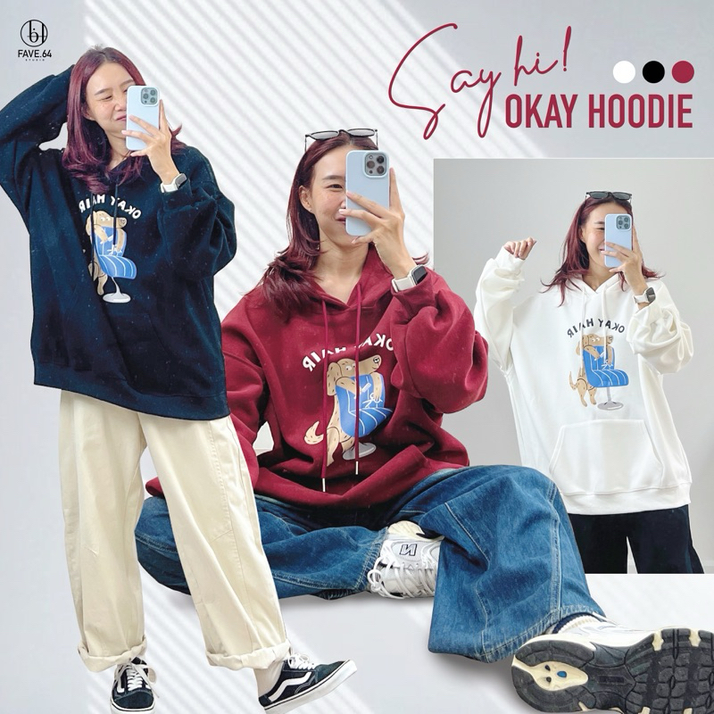Okay Long Sleeve Hoodie