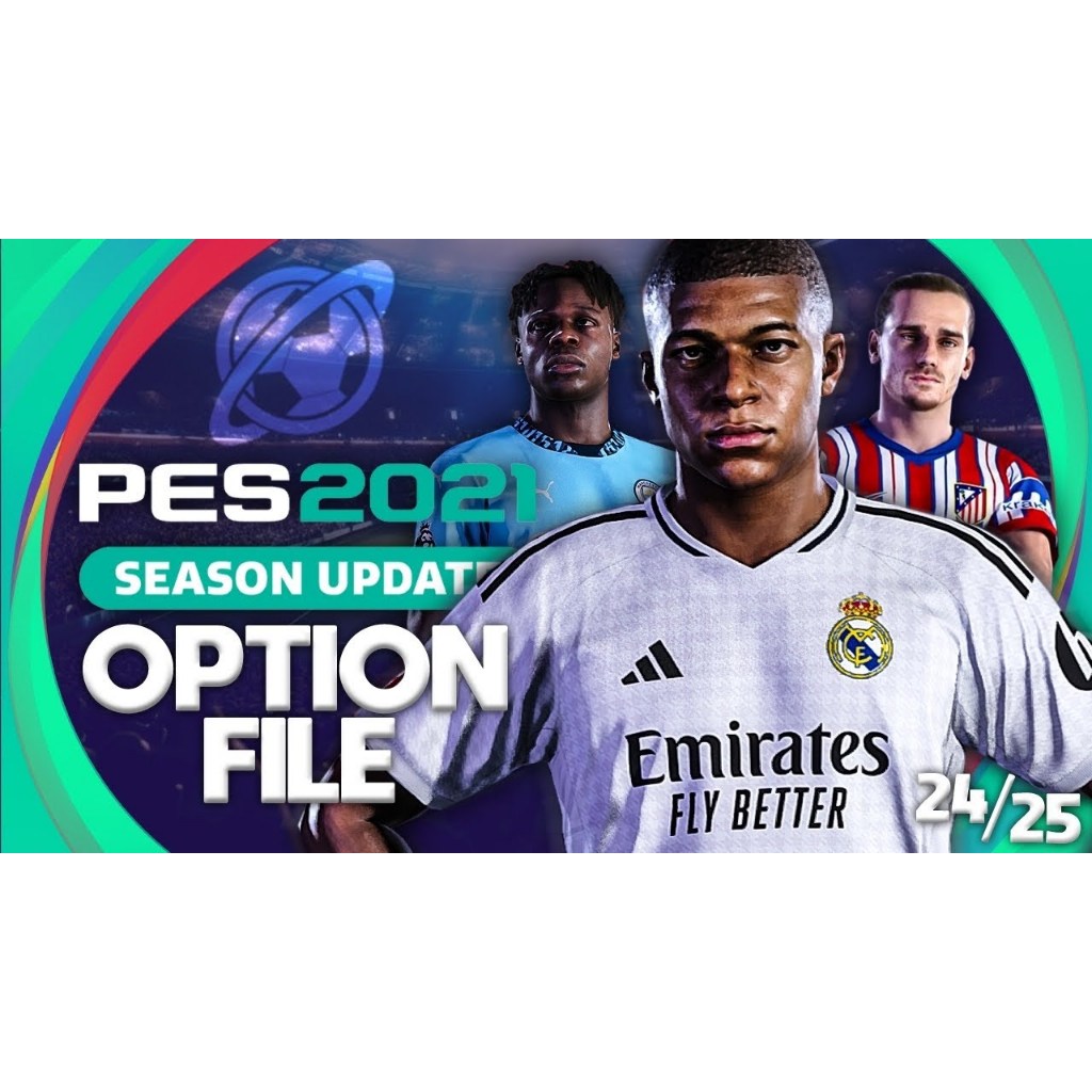 Option File PES2021 สำหรับ PS5 และ PS4 Option File PES2021 WEPES ปิดตลาดนักเตะ 2024-2025 ตัวล่าสุด