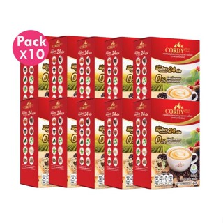 โปรโมชั่น 10 กล่อง กาแฟ Cordy plus คอร์ดี้ พลัส 10 กล่อง