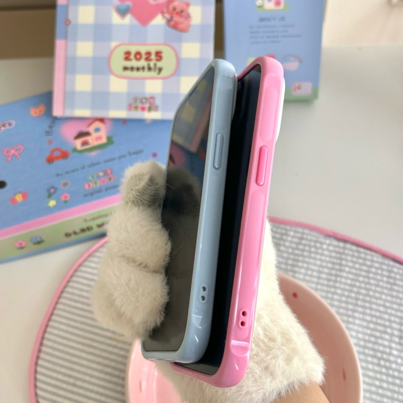 พร้อมส่ง! soqstuff เคสโทรศัพท์มีแม่เหล็ก 3 ชั้น*ขอบสี 🩷🪺*กันกระแทกระดับ1.5-2เมตร - รูปที่ 6