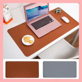 ส่งไว พร้อมส่งจากไทย Mouse Pad แผ่นรองเมาส์สีพื้น/สีพาสเทลน่ารักๆ แผ่นรองเมาส์ขนาดใหญ่ หนัง PU มีหลายขนาด แผ่นรองกันน้ำ