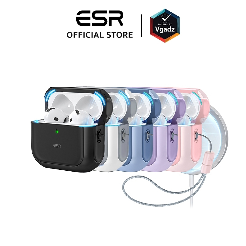 ESR เคสสำหรับ AirPods 4 รุ่น Orbit Hybrid Case (HaloLock)