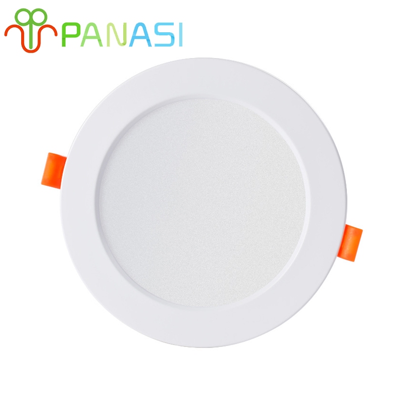 Panasi โคมไฟดาวน์ไลท์ ฝังฝ้า LED ฝังฝ้า ติดฝ้าเพดาน 18W 12W 9W 6W ดาวไลท์ แบบบาง กลม NO:KT810