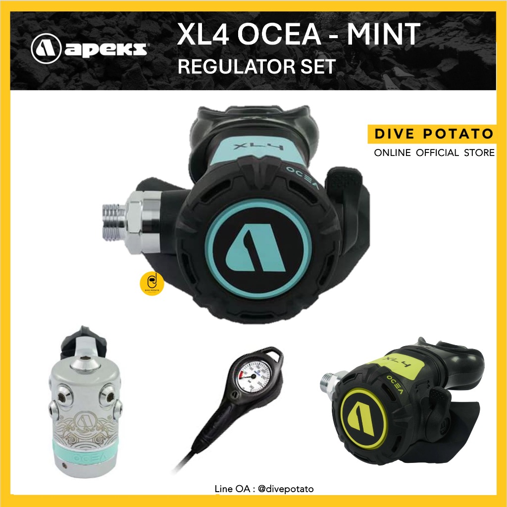 XL4 OCEA Regulator Set เรกกูเลเตอร์เซ็ทจากแบรนด์ Apeks