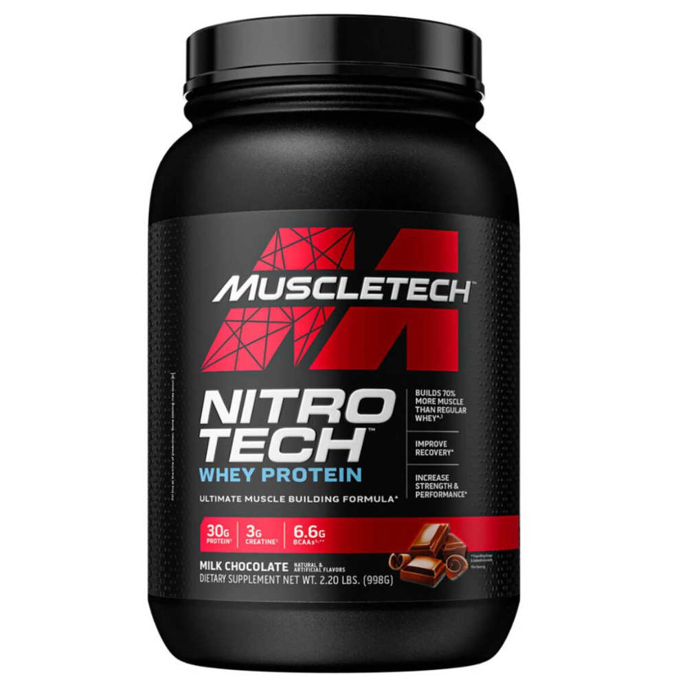 เติมโปรตีน อร่อยเต็มคำด้วย MUSCLETECH Nitro Tech รสช็อกโกแลตนม ขนาด 2.2 ปอนด์