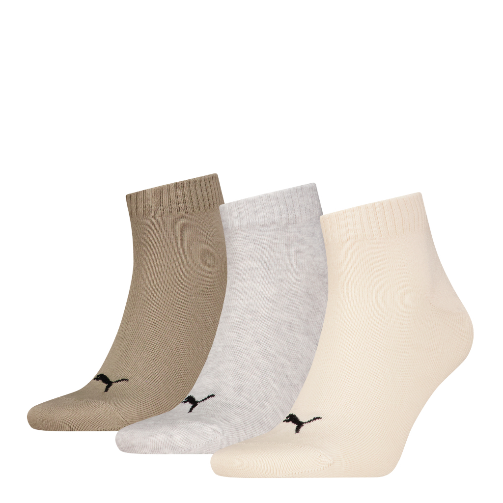 PUMA ถุงเท้า Quarter Plain แพ็ค 3 คู่ UNISEX QUARTER PLAIN 3P - 701231271