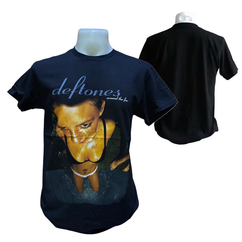 เสื้อวง DEFTONES T-SHIRT ลาย AROUND THE FUR 2022 ลิขสิทธิ์ของแท้ EU