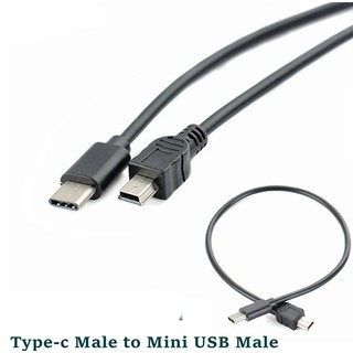 USB Type-c to Mini 5Pin USB Cable USB-C Male to Mini-B Male Converter Adapter Lead Data Cable