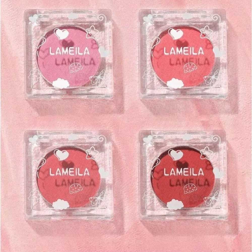 L458 Lameila บลัชออน แบบฝุ่น เนื้อแมท สีชัด เกลี่ยง่าย บางเบา กันน้ำ ติดทนนาน