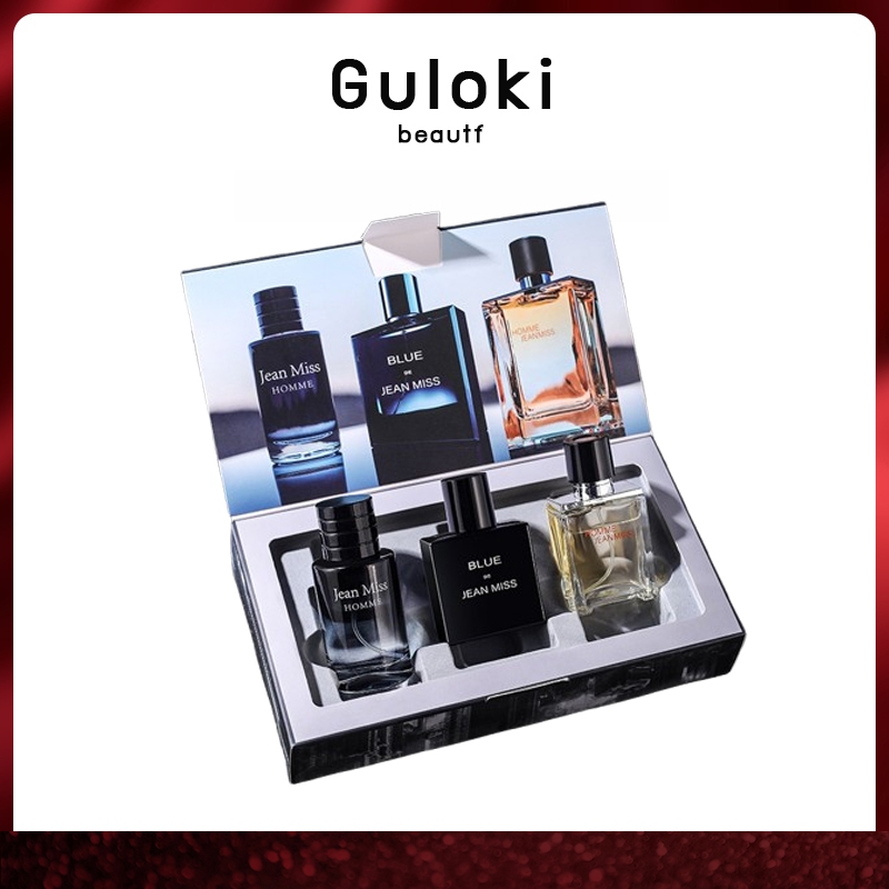 Guloki น้ำหอมผู้ชาย ได้ 3 ขวด(เซ็ตตึก)หอมมีเสน่ห์ น่ามอง หลง น่าซุก กลิ่นดึงดูดเพศตรงข้าม หอมสยบกลิ่นเหงื่อ น้ำหอมสาวหลง