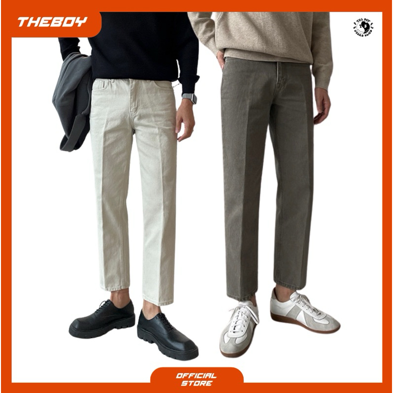 THEBOY-WELLICE JEANS กางเกงยีนส์ทรงกระบอกเล็ก