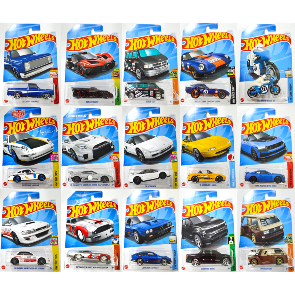 Hot wheels 1/64 ลัง Q ปี 2024 เลือกแบบได้