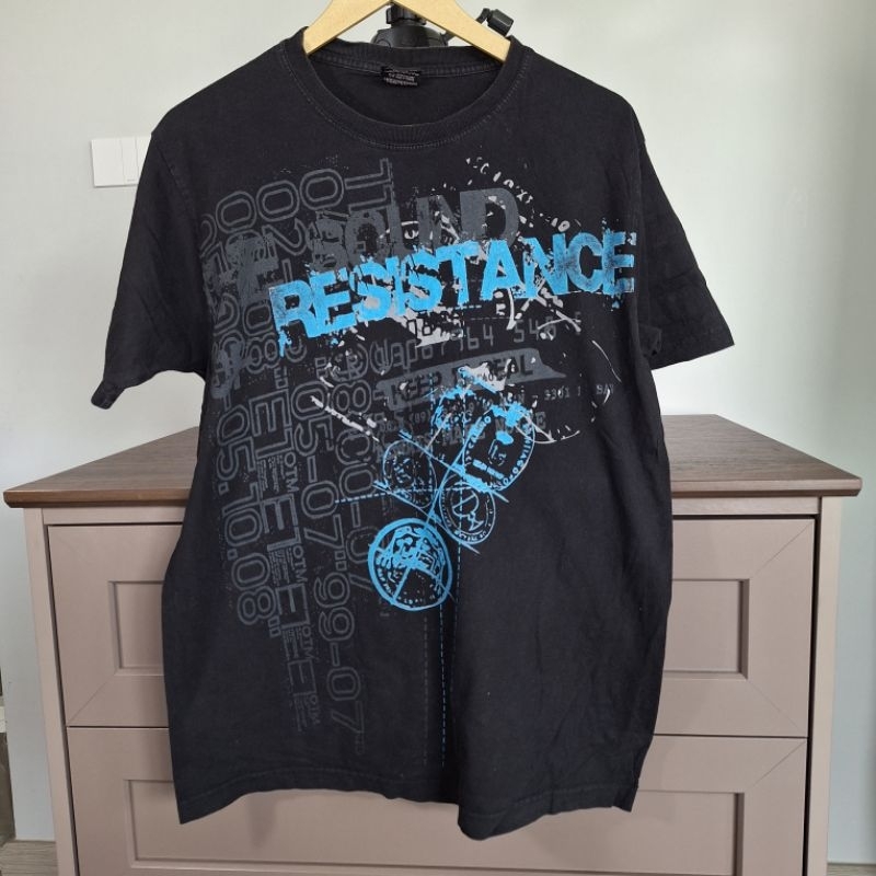 เสื้อยืด ลายมัน Licence product resistance size M (Lp158)