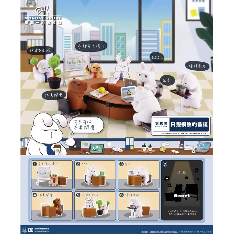 [พร้อมส่งในไทย] โมเดล Monday Bruce V.6 Meeting For Slacking Off