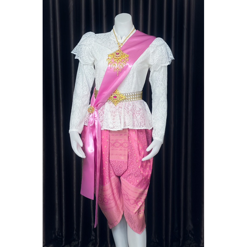 เสื้อลูกไม้ ชุดไทยรัชกาลที่5 ชุดไทยประยุกต์ ชุดไทยสวย ราคาถูก