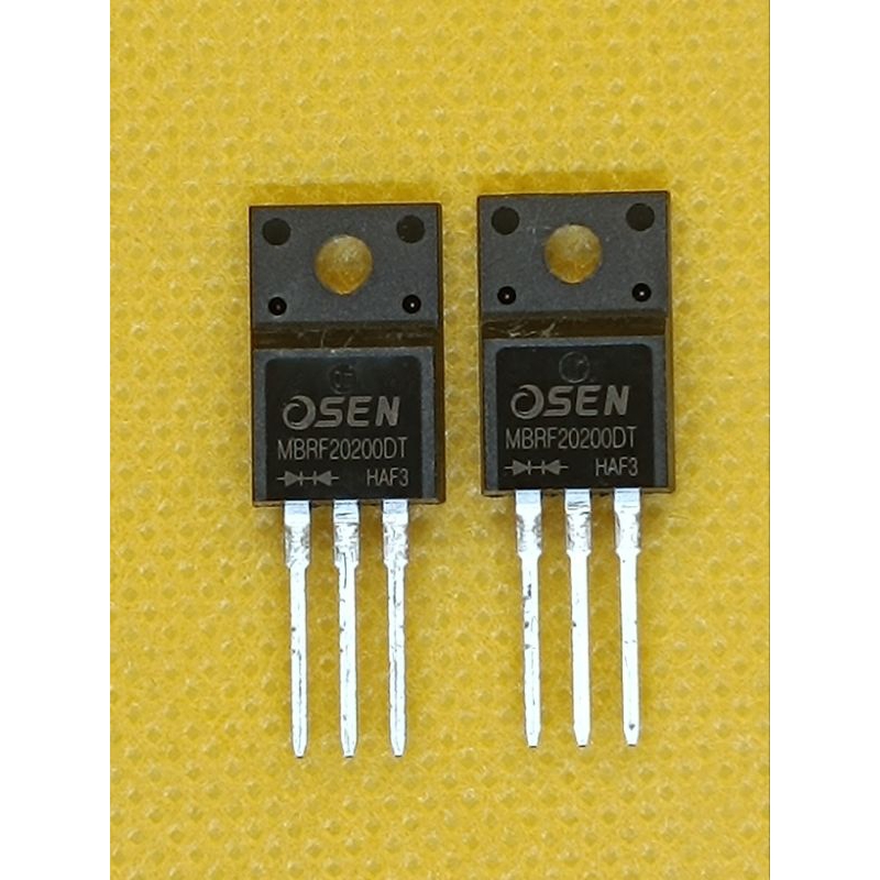 MBRF 20200DT  Schottky  Rectifier Diode 20A 200V. Plastic Seal **ส่งด่วนจากไทย