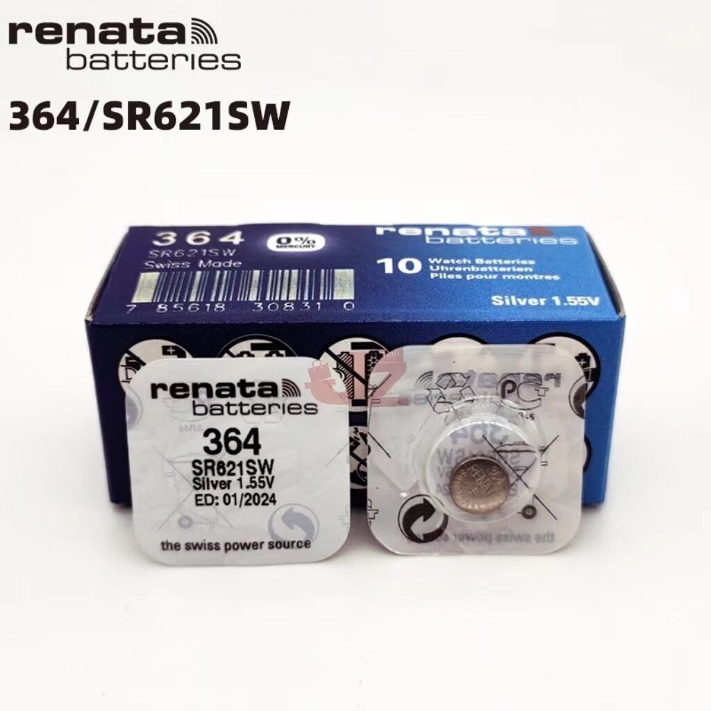 ถ่านกระดุม Renata 364/SR621SW 1.55V 1 ก้อน