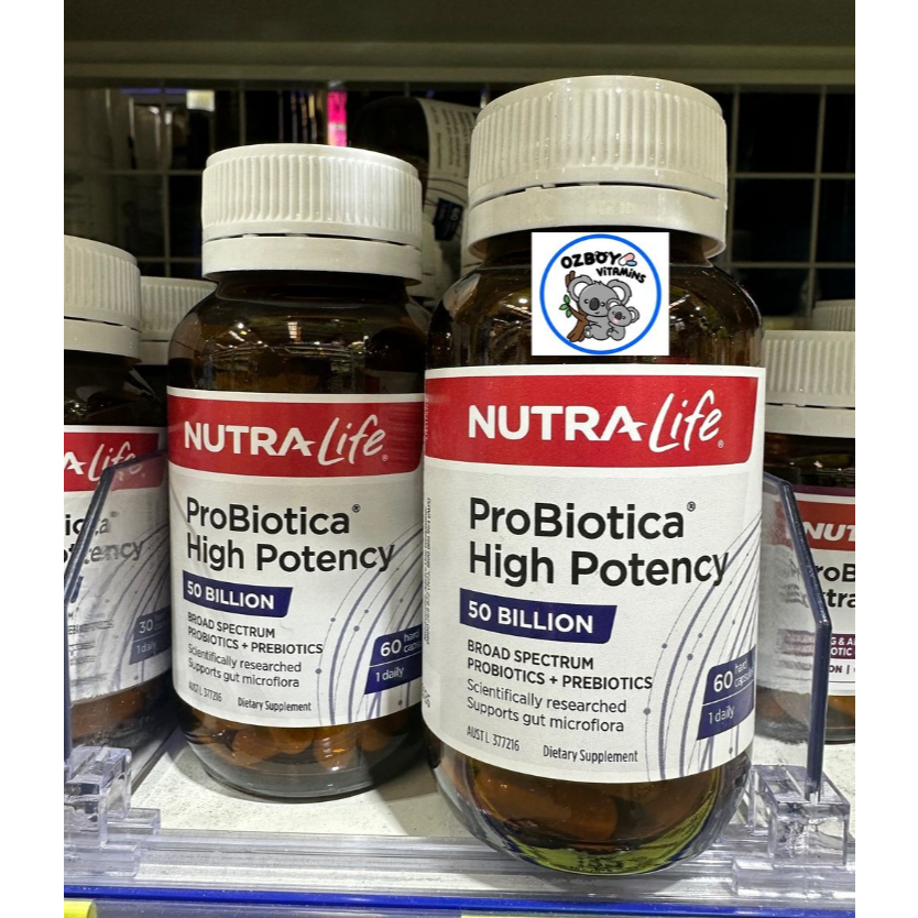 Nutralife probiotica 60 เม็ด