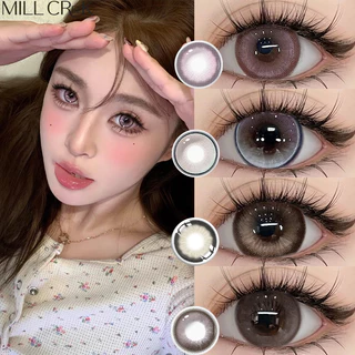 COD【0.00-8.00】MILL CREEK เลนส์ค่าสายตาสั้น สั้นผ่านมาตรฐานสากลคอนแทคเลนส์ Contact Lens14.2/14.5mm