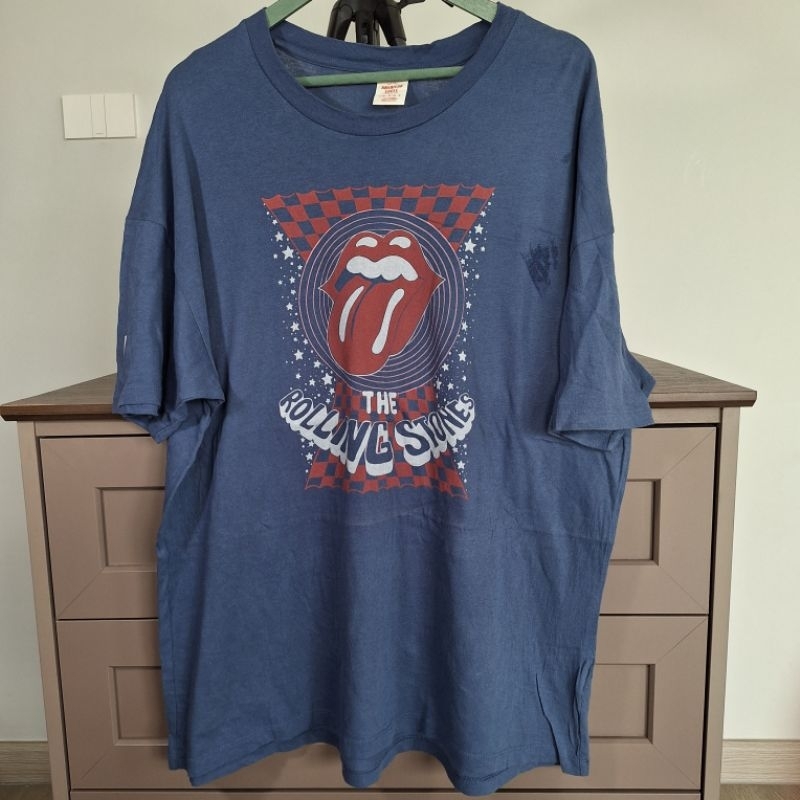 เสื้อยืด เสื้อวง THE ROLLING STONE it's only rock n roll size 2XL (D558)