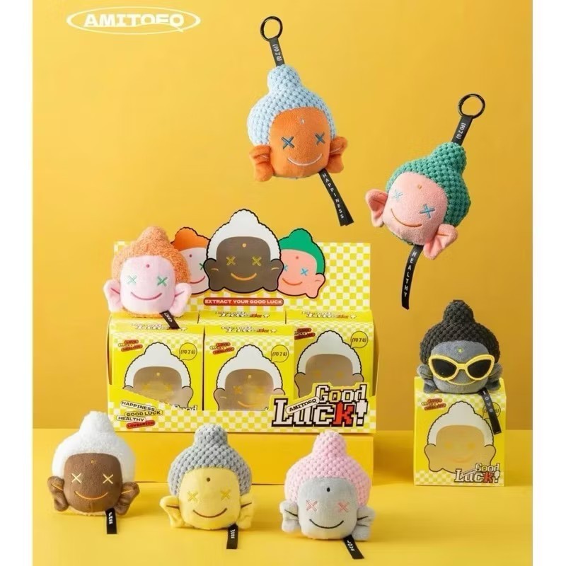 [ใช้Codeแฟชั่นลด30%ได้] พร้อมส่ง ยกกล่อง พวงกุญแจหลวงเจ้ Amitofo Good Luck Series กล่องสุ่ม ของแท้ ลุ้นซีเครต