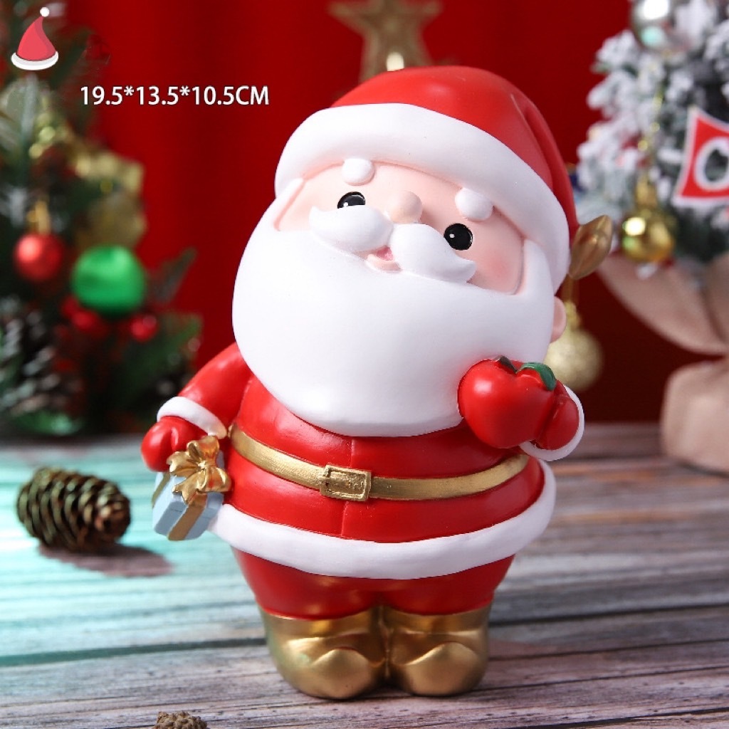 Christmas กระปุกคริสต์มาส ออมสินซานต้า เปิดเอาเงินออกได้ ของขวัญคริสต์มาส ของแต่งบ้าน-พร้อมส่งจากไทย