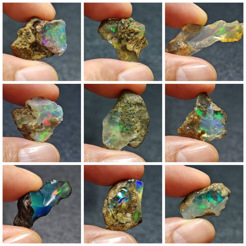 โอปอลดิบเอธิโอเปีย Opal Ethiopia 7-8 กะรัต