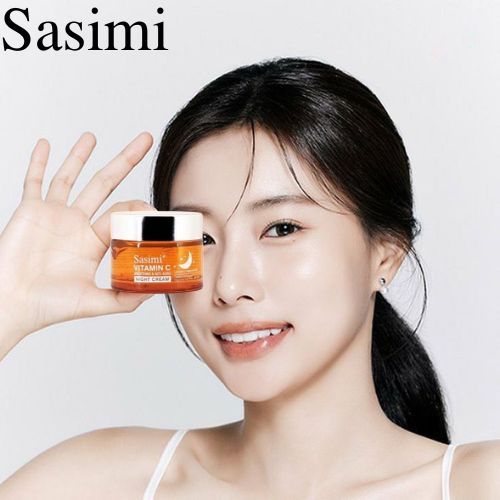 ครีมวิตามินซี บำรุงผิวหน้า เพิ่มความกระจ่างใส 50g SASIMI Vitamin C Face Cream