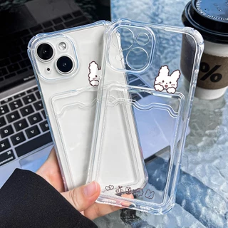 เคสโทรศัพท์ For iPhone 13 11 17 pro max Case iPhone 11 15 16 pro max 14 12 pro max XR XS Max 7 8 Plus ช่องใส่การ์ด
