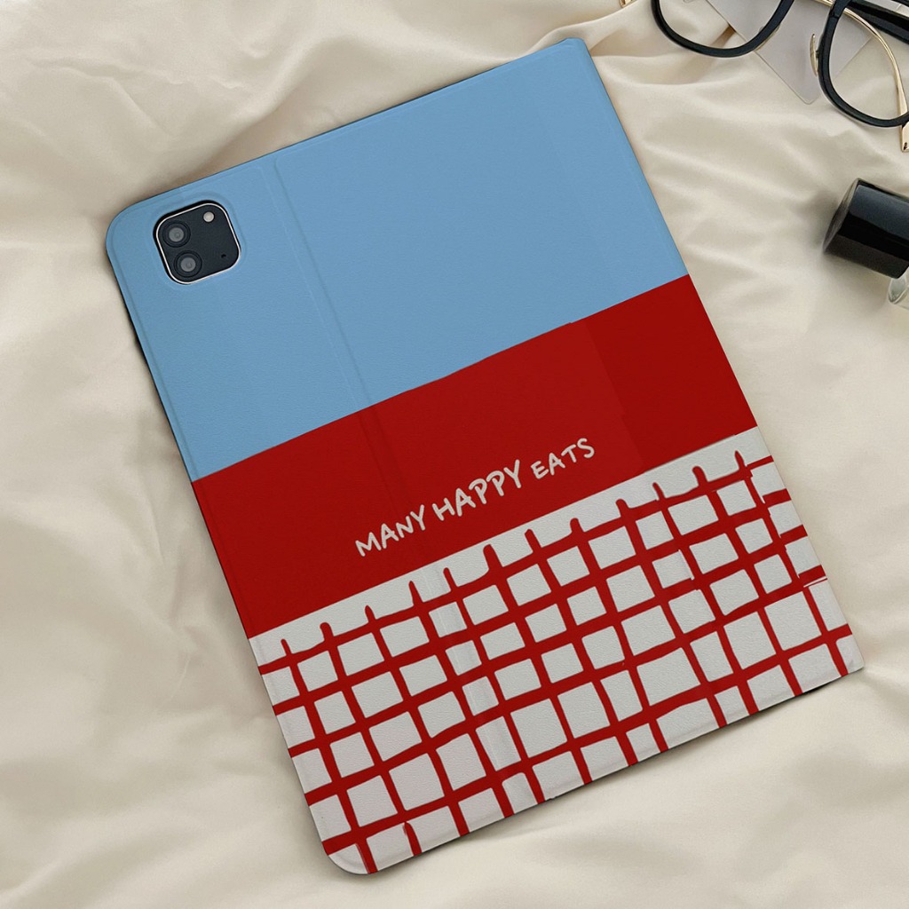 🌼ออกให้ 24 ชม🌼เคสไอแพด Air6 Pro11 2024 ที่ใส่ปากกา เค้กลายสก๊อต เคส iPad Gen9 10.2 Gen11 Air7 MINI7 - รูปที่ 2