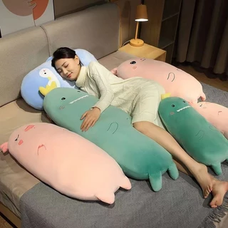 หมอนตุ๊กตาสัตว์ 📍หมอนข้างหมา ไดโนเสาร์ หมู ยาว 60cm หมอนตุ๊กตา ของขวัญวันเกิด ขนนุ่ม น่ารัก