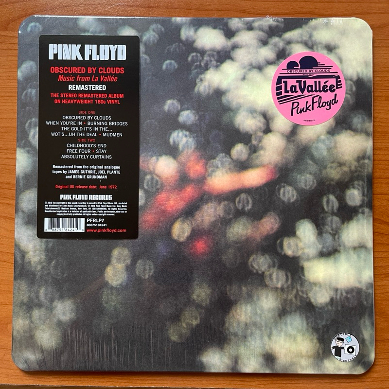 แผ่นเสียง Pink Floyd - Obscured By Clouds ,Vinyl, LP, Album, Reissue, Remastered, USA มือหนึ่ง ซีล