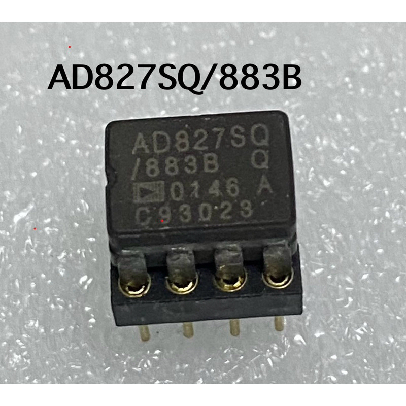 IC OP-AMP AD827SQ/883B DUAL DIP-8 ตัวถังเซลามิค ผลิตที่ PHILIPPINES เสียงใส เสียงดีมาก ของแท้