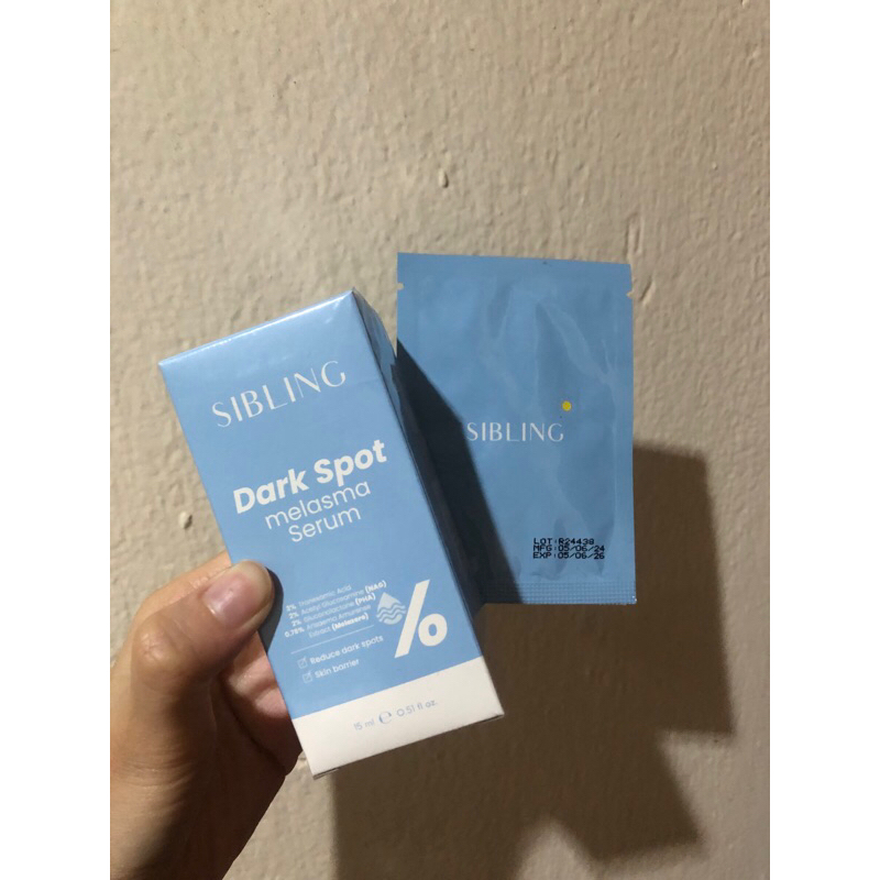 ส่งต่อเซรั่ม Dark spot Sibling ของใหม่ แถมกันแดดซอง