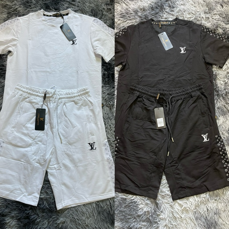 ชุดเช็ทลาย LV งานปักผ้าดีใส่สบาย