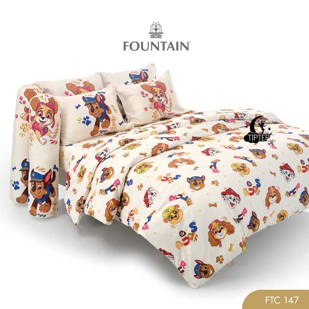 Fountain FTC147 ชุดผ้าปูที่นอน (รวมผ้านวม) ลายการ์ตูน PAW Patrol