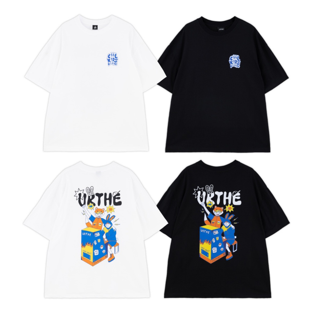 URTHE - เสื้อยืด เเขนสั้น Oversize รุ่น GAME START