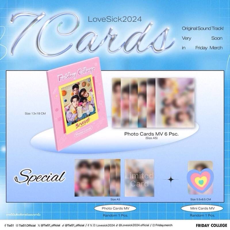 LoveSick 7Cards(ไม่ได้มินิการ์ด)
