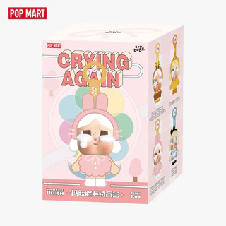 🔴จุ่มเดี่ยว🔴🔥โค้ดแฟชั่นลด30%🔥พร้อมส่งในไทย🔥Popmart ของแท้ CRYBABY Crying Again Series-Vinyl Face Plush พวงกุญแจ กล่องสุ่