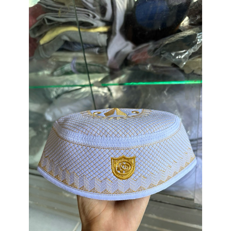 (ลด ราคาถูก) หมวกกะปิเยาะ หมวกมุสลิม ตีลายสีสัน ราคาถูก