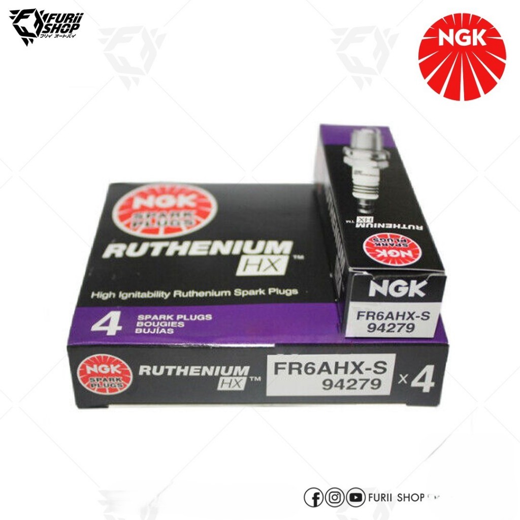[ สามารถผ่อนชำระบัตรเครดิต/Spaylater ] หัวเทียน NGK RUTHENIUM HX FR6AHX-S (94279)