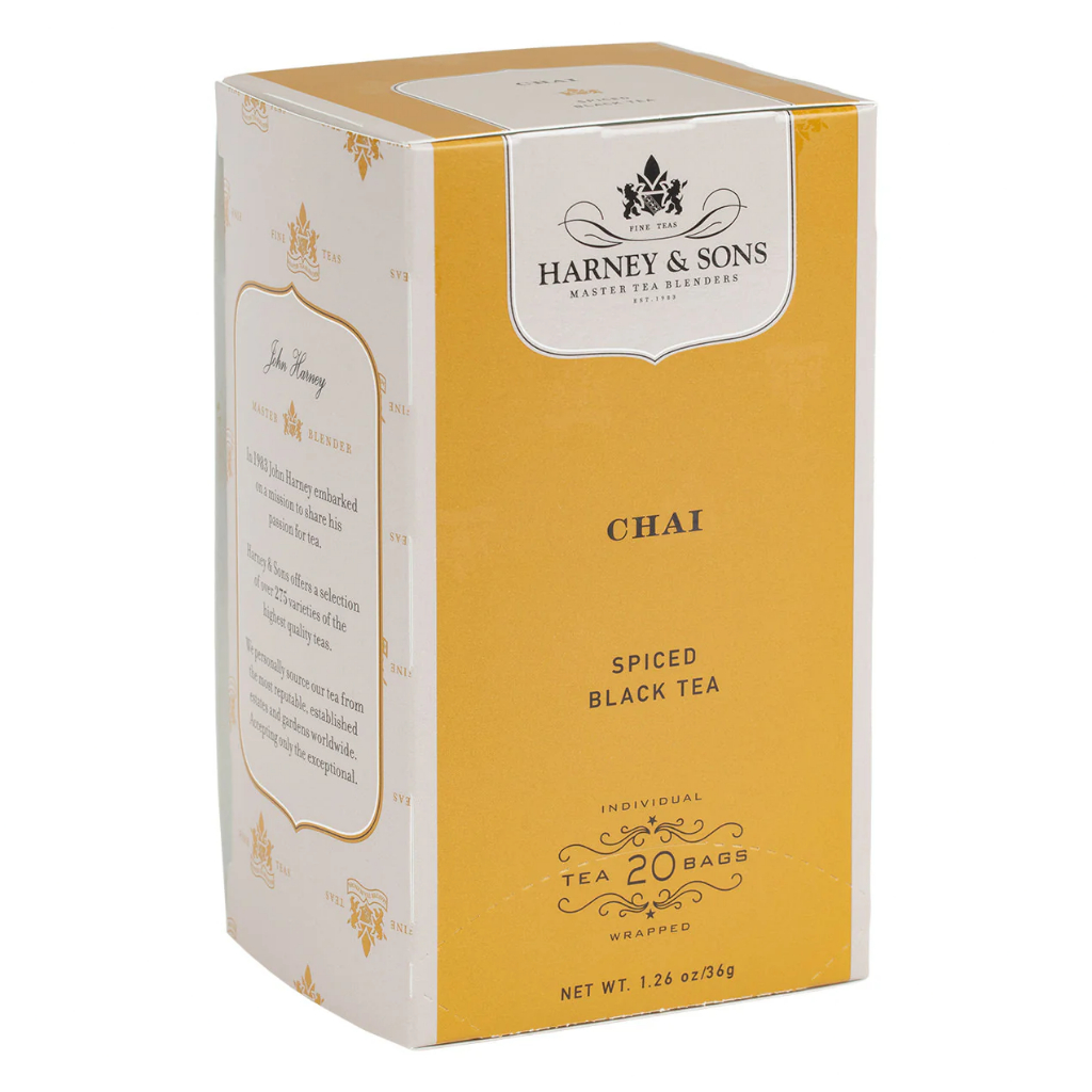 Harney&Sons Chai Tea ชาไจ ชาดำอินเดีย ชานมอินเดีย มาซาล่าไจ หอมกลิ่นเครื่องเทศ รสชาติดี หอมละมุน