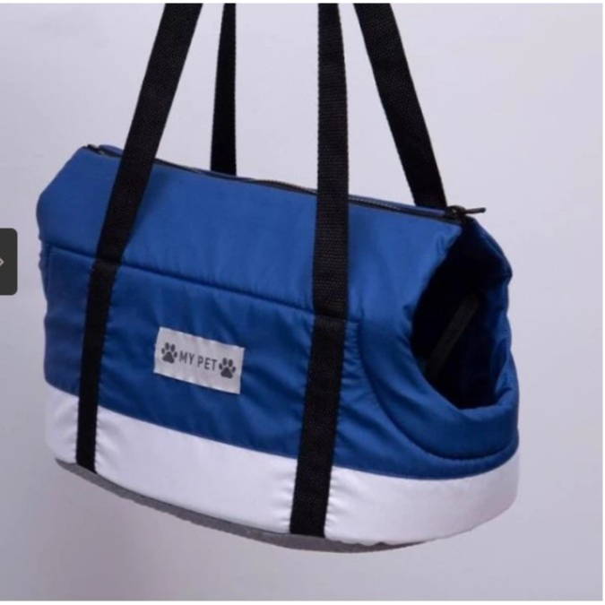 My pet bag กระเป๋าใส่สัตว์เลี้ยงเดินทาง.สายหิ้วสะพายข้างเส้นคู่