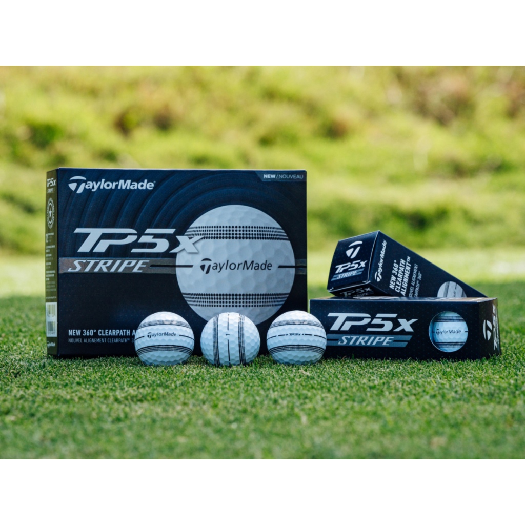 [ของใหม่] ลูกกอล์ฟ TaylorMade TP5/TP5x Stripe